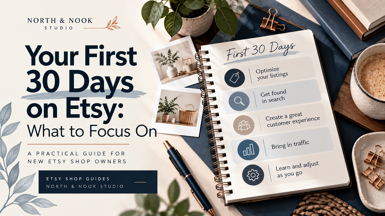 Your First 30 Days on Etsy: What to Focus On – practical guide for new Etsy shop owners