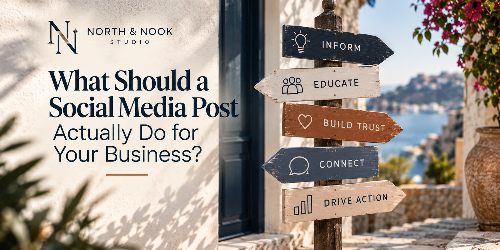 What should a social media post do for your business?