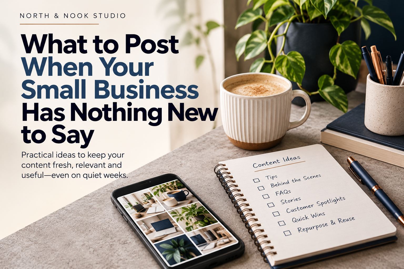 What to post when your small business has nothing new to say